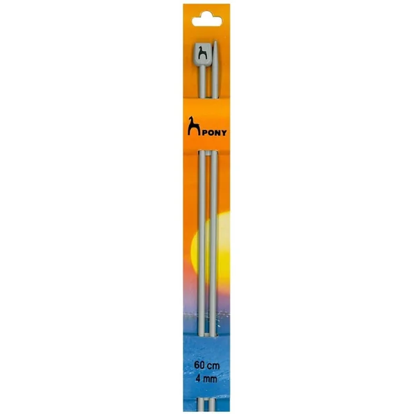 Agujas de Calceta Largas 60cm Pony