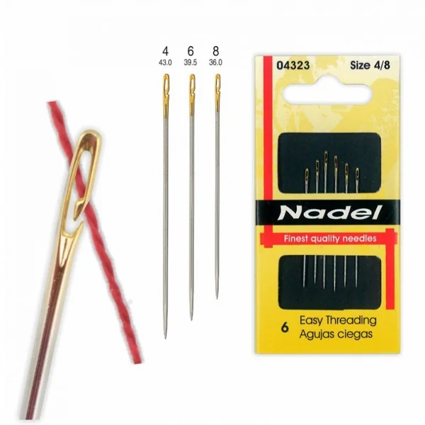 Agujas de Coser de Enhebrado Fácil