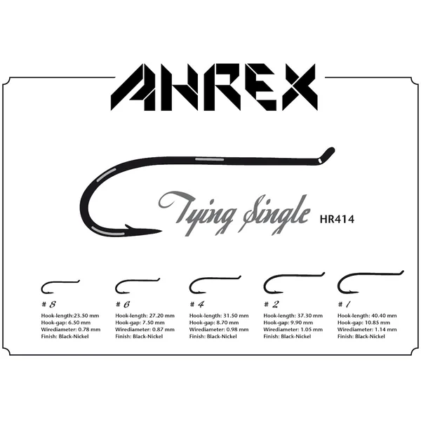 Ahrex HR414 Anzuelo simple para atar - Imagen 2
