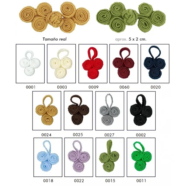 Alamar Decorativo Forma de Trébol 5x2cm