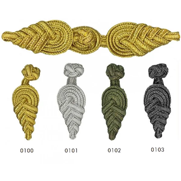 Alameres Rayón Metalizado Compact - Broches