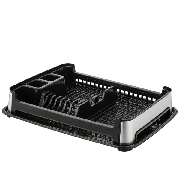Alfa Hogar Escurridor Con Base Plástica Look Metal Smart - Imagen 2