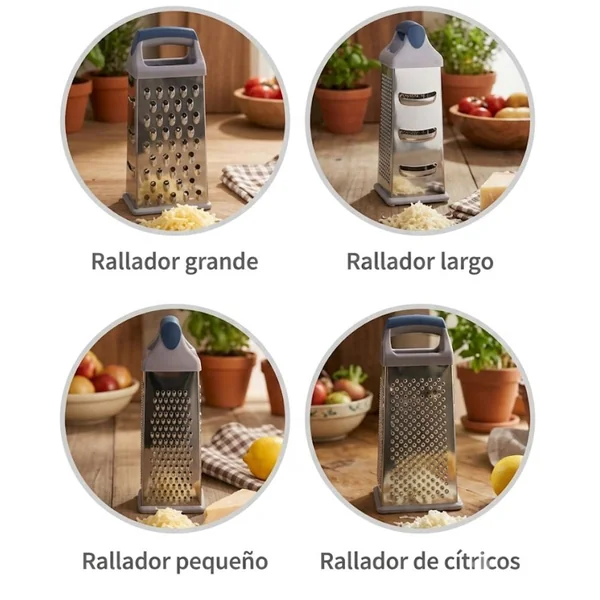 Alfa Hogar Rallador Multiuso 4 En 1 Smart - Imagen 2