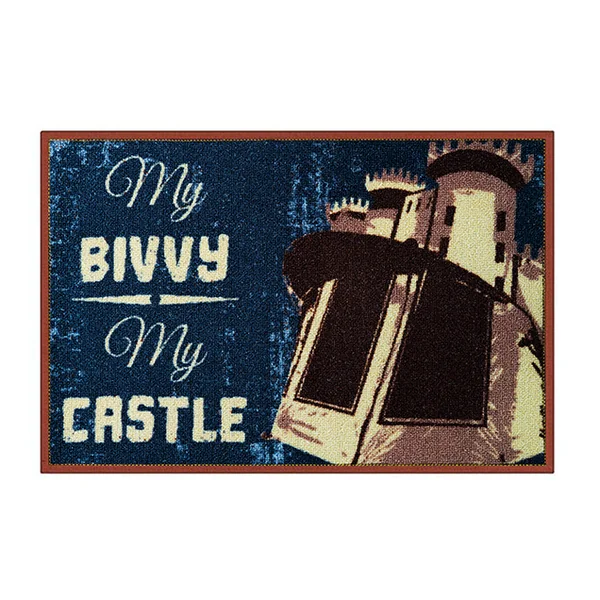 Alfombra "My bivvy my castle"
