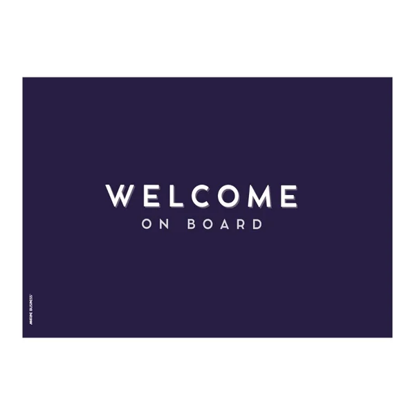 Alfombra Welcome Antimicrobial Mat 70 x 50 Blue