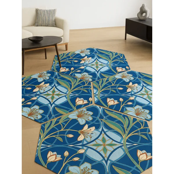 Alfombras hexagonales personalizadas