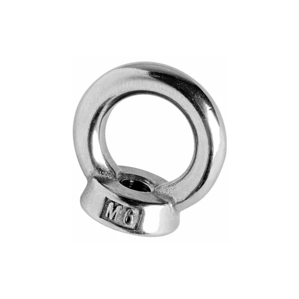 Anilla con Rosca Inox 6mm (Cáncamo hembra)