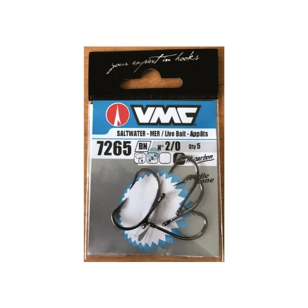 ANZUELO VMC MODELO 7265 BN 2/0 (5 unidades)