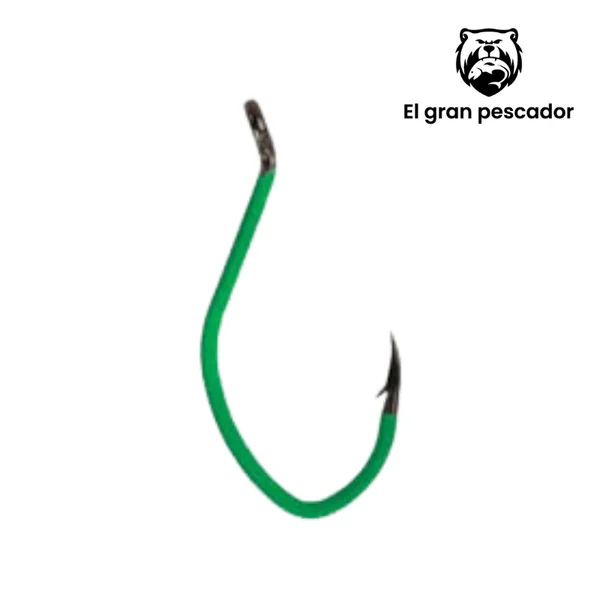 Anzuelos Clasicos Madcat Verdes 6/0 5pcs