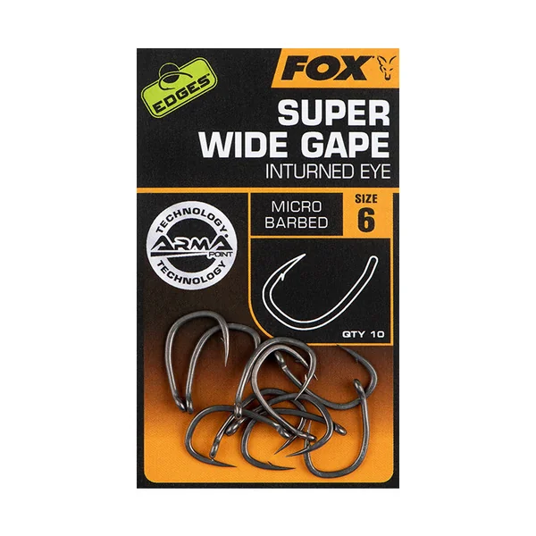 Anzuelos Fox Super Wide Gape Nº 5