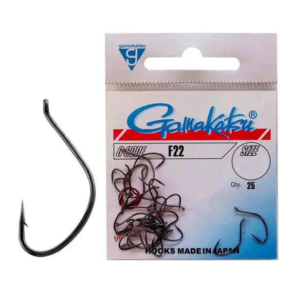 Anzuelos Gamakatsu F22 Nº 12 25pcs