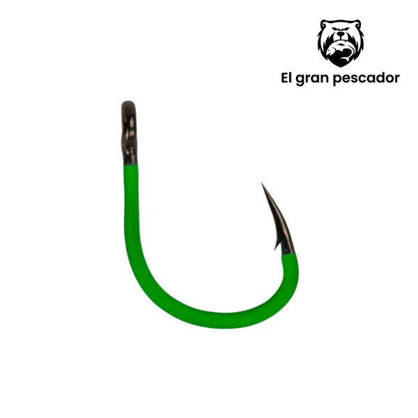 Anzuelos Madcat Jig Hooks Pellet Verdes 6/0 5pcs