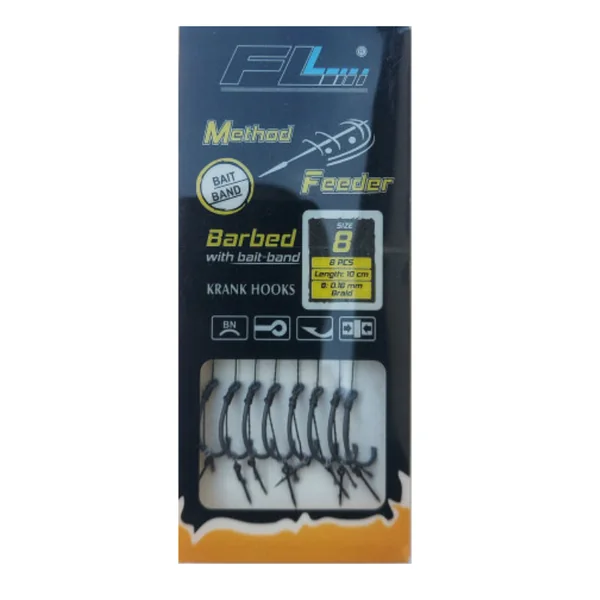 Anzuelos Montados FL Krank Size 10 8pcs