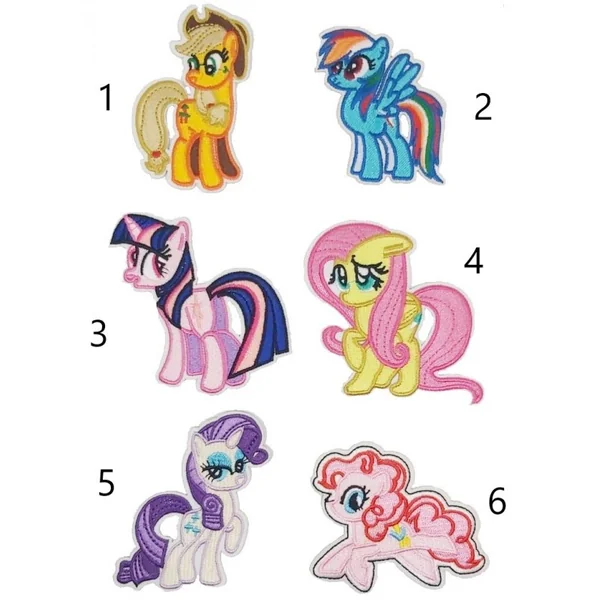 Aplique Bordado Pony C67 - Termoadhesivo