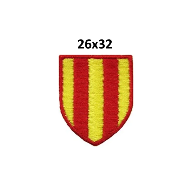 Aplique Bordado Termoadhesivo Escudo Bandera