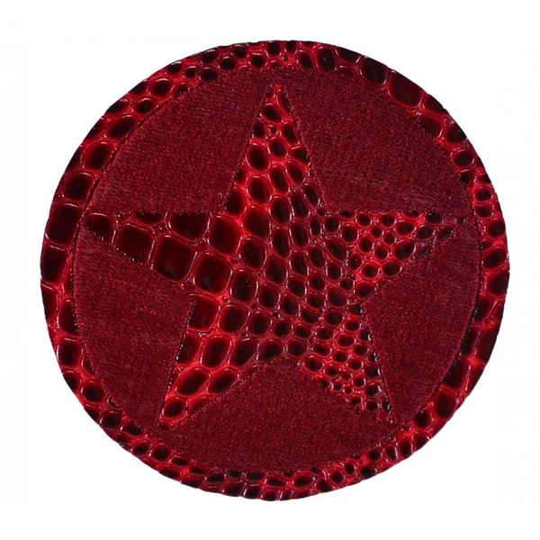 Aplique estrella 7 cm Imitación Piel de Serpiente