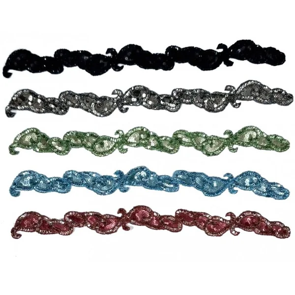 Aplique lentejuelas 48cm