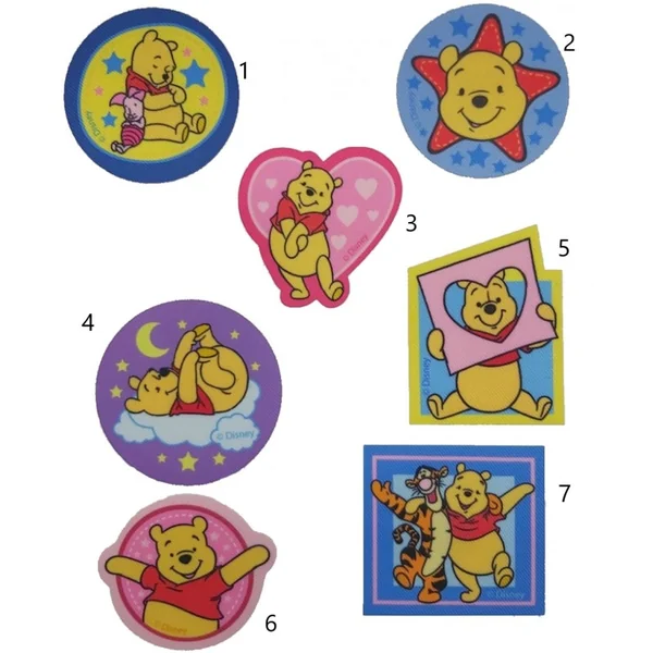 Apliques Termoadhesivos Impresos Winnie de Pooh