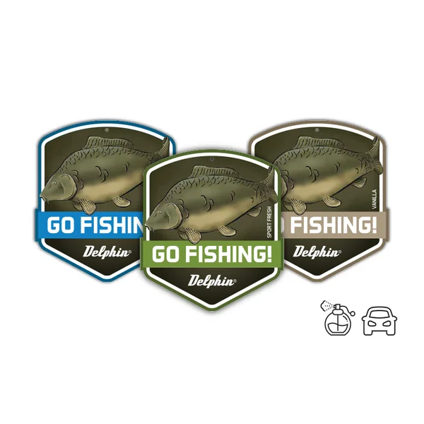 Aromatizante para auto GO FISHING! Carpa