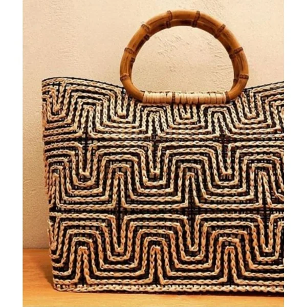 Asas de Bambú Ovaladas 17x12 cm para Bolsos - Imagen 3