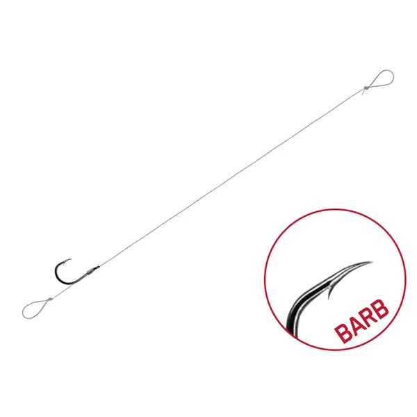 Bajo de línea feeder Delphin FLR Loop / 6 unidades