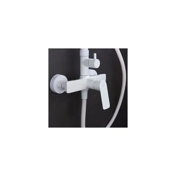 Barra de Ducha Extensible Blanco Mate Serie Luxor IMEX - Imagen 3