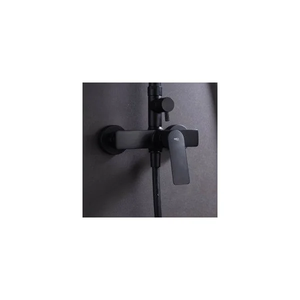 Barra de Ducha Extensible Negro Mate Serie Luxor IMEX - Imagen 3