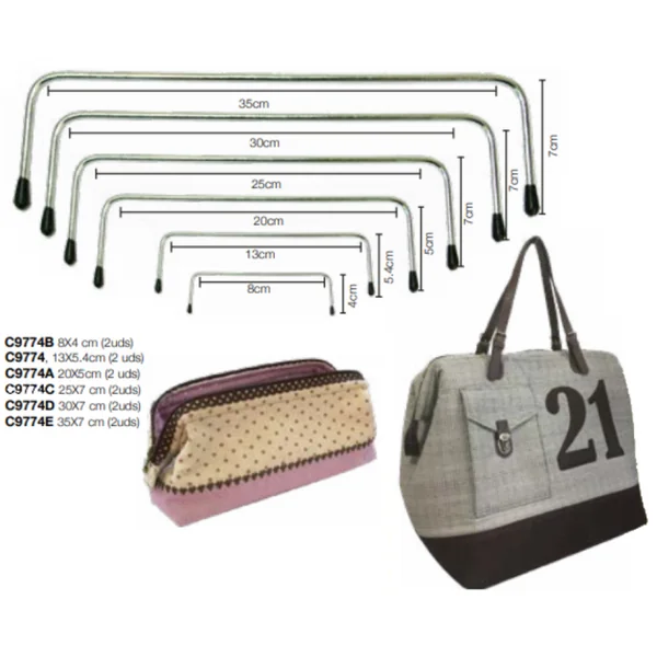 Bastidor Cremallera bolsos y neceseres