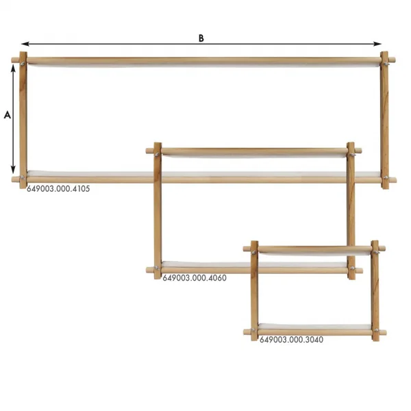 Bastidor Rectangular de Madera para Bordado