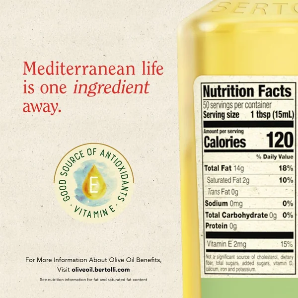 Bertolli Aceite de Oliva Extra Light Taste 750ml - Imagen 2