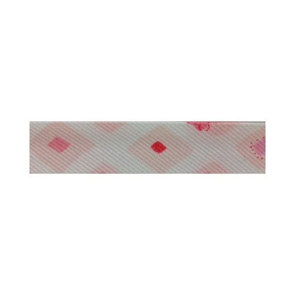 Bies Estampado Peces Rosa 18mm