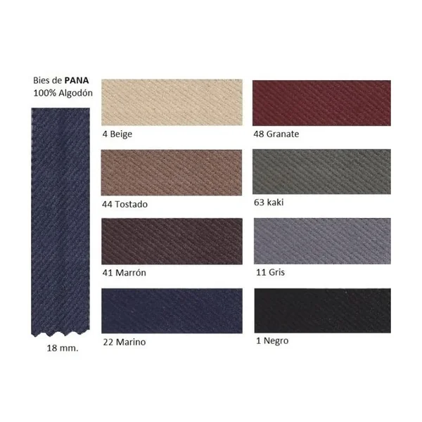 Bies Perfilado de Pana Byetsa - Ancho 18mm