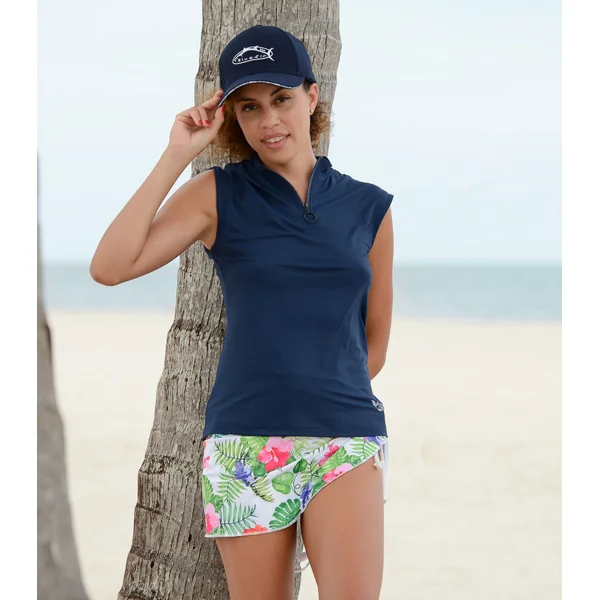 Bluefin Cover blanco con estampado floral de mujer