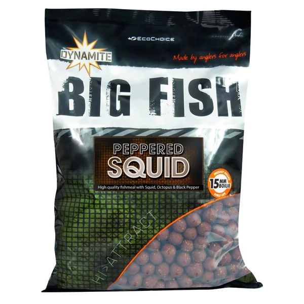 Boilies de calamar con pimienta - 1kg