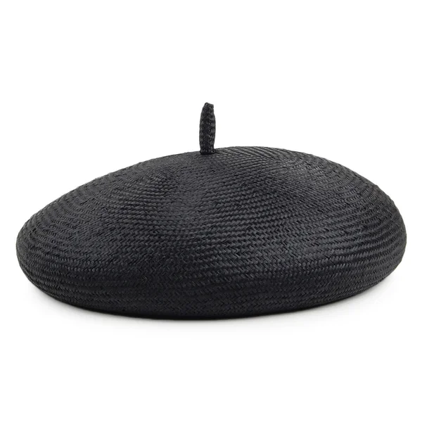 Boina Audrey de paja de Whiteley - Negro