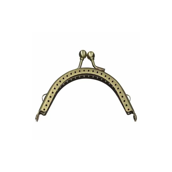 Boquilla Monedero Redonda Lisa - 8,5 cm Oro Viejo