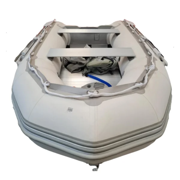 BOTE INFLABLE PVC, 4-PER, GRIS CLARO