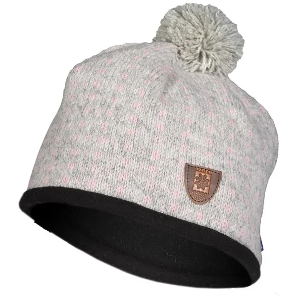 Bratens 100% Norway Islander Hat Beanie grey-pink