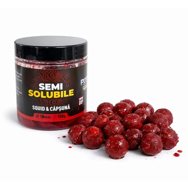 Bucovina Baits Boilies Selectos Semi Soluble Squid Fresa 22mm