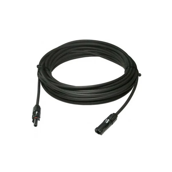 Cable solar de 6 mm y 10 metros, conectores macho/hembra MC4