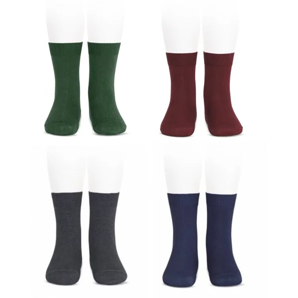 Calcetines Básicos de Punto Liso Condor