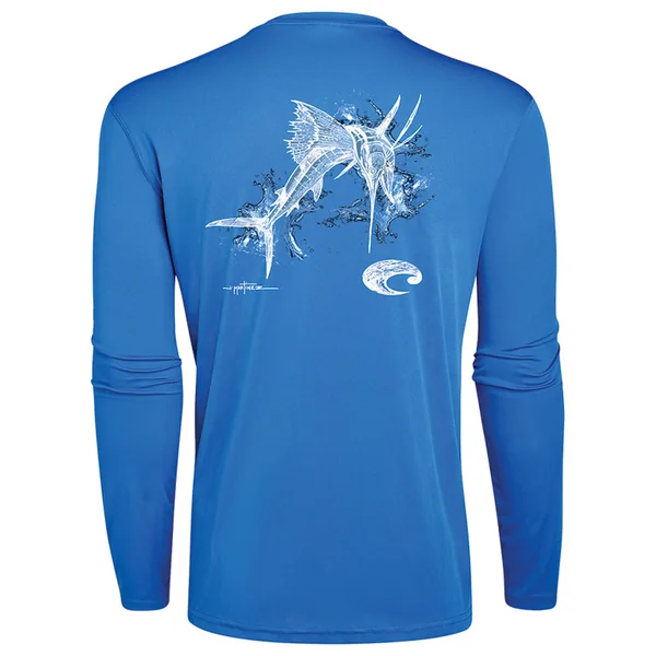 Camisa Costa Technical Sailfish azul real