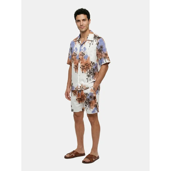 Camisas estampadas con cuello de campamento - Imagen 2
