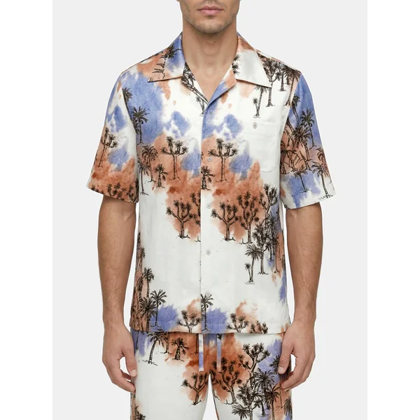 Camisas estampadas con cuello de campamento - Imagen 3