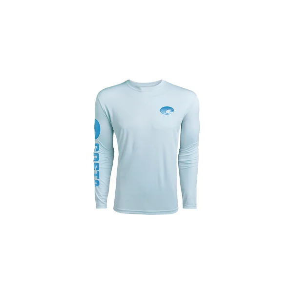 Camiseta de manga larga Costa Technical Crew azul ártico