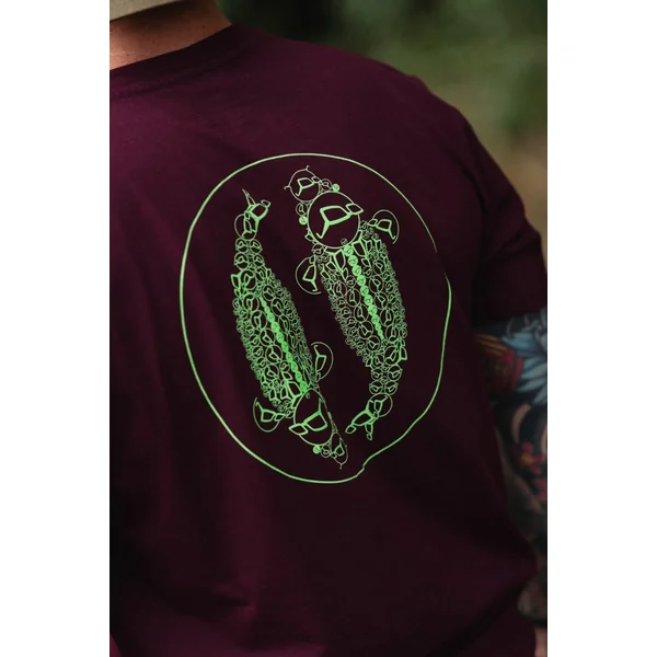 Camiseta Mandala - Burdeos - Imagen 5