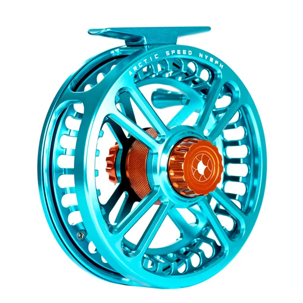Carrete de mosca Alfa Arctic Speed azul turquesa