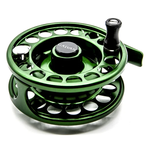 Carrete de mosca Galvan Rush Lite verde - Imagen 3
