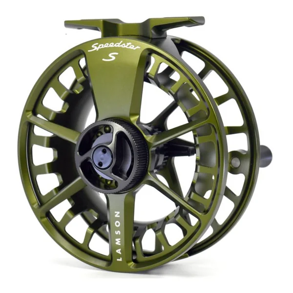 Carrete de mosca Lamson Speedster S verde oliva