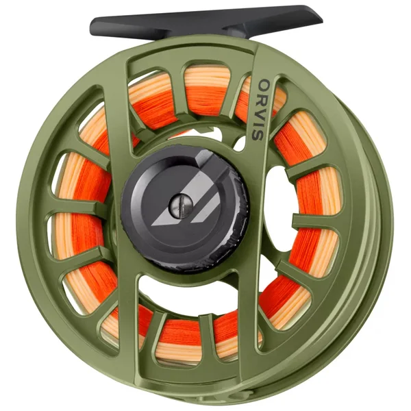 Carrete de mosca Orvis Hydros oliva mate